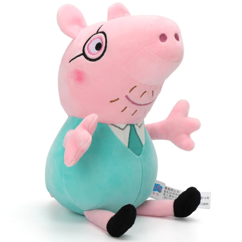 30CM Original Peppa Pig Page Pig Grandpa Pig Grandma Plush Toy Children Page Boy Girl Doll Peppa George Doll Birthday Gift