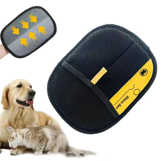 New Pet Grooming Gloves Static Dedusting Brush Pet Hair Remover Brush Removing Dog Cat Hair From Sofa Carpet Clothes
