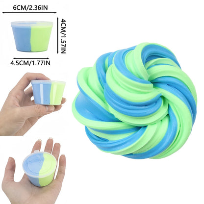 80ml Slime Fluffy Supplies Toys Soft DIY Clay Light Plasticine Putty Playdough Lizun Polymer Modelling Charms Slime Putty Toys