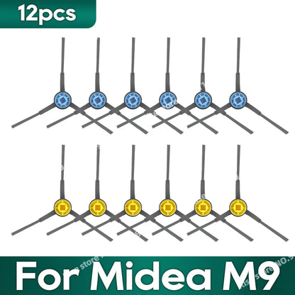 Compatible for Midea M9, EUREKA E10s, Obode A8 Vacuum Cleaner Accessories Main Side Brush Hepa Filter Mop Rag Replacement Parts