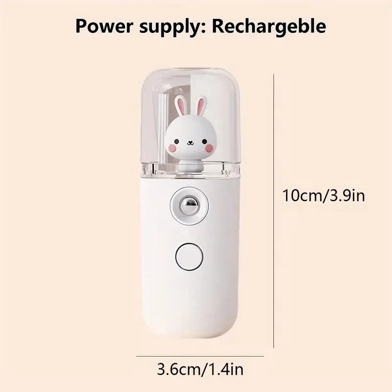 Facial Steamer 30ML Mini USB Nebulizer Humidifier Women Moisturizing Hydrating Nano Spray Beauty Skin Care Tool