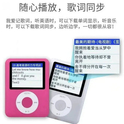 kawaii hello kitty Student MP3 Cartoon anime Portable mini music Walkman sports companion Sound can be played externally new