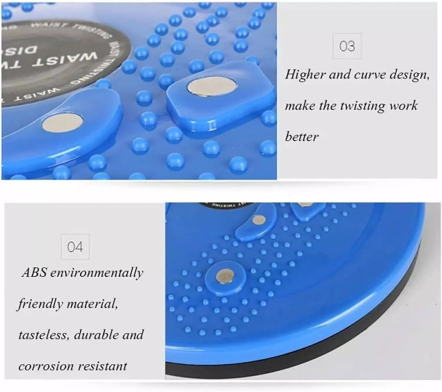 Body Shaping Waist Twisting Disc Balance Board Waist Whisper Exerciser with Rope