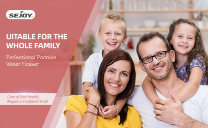 SEJOY Home Dental Oral lrrigator Water Flosser 4 Colors Thread Teeth Pick Mouth 5 Modes Washing Machine USB Rechargeable