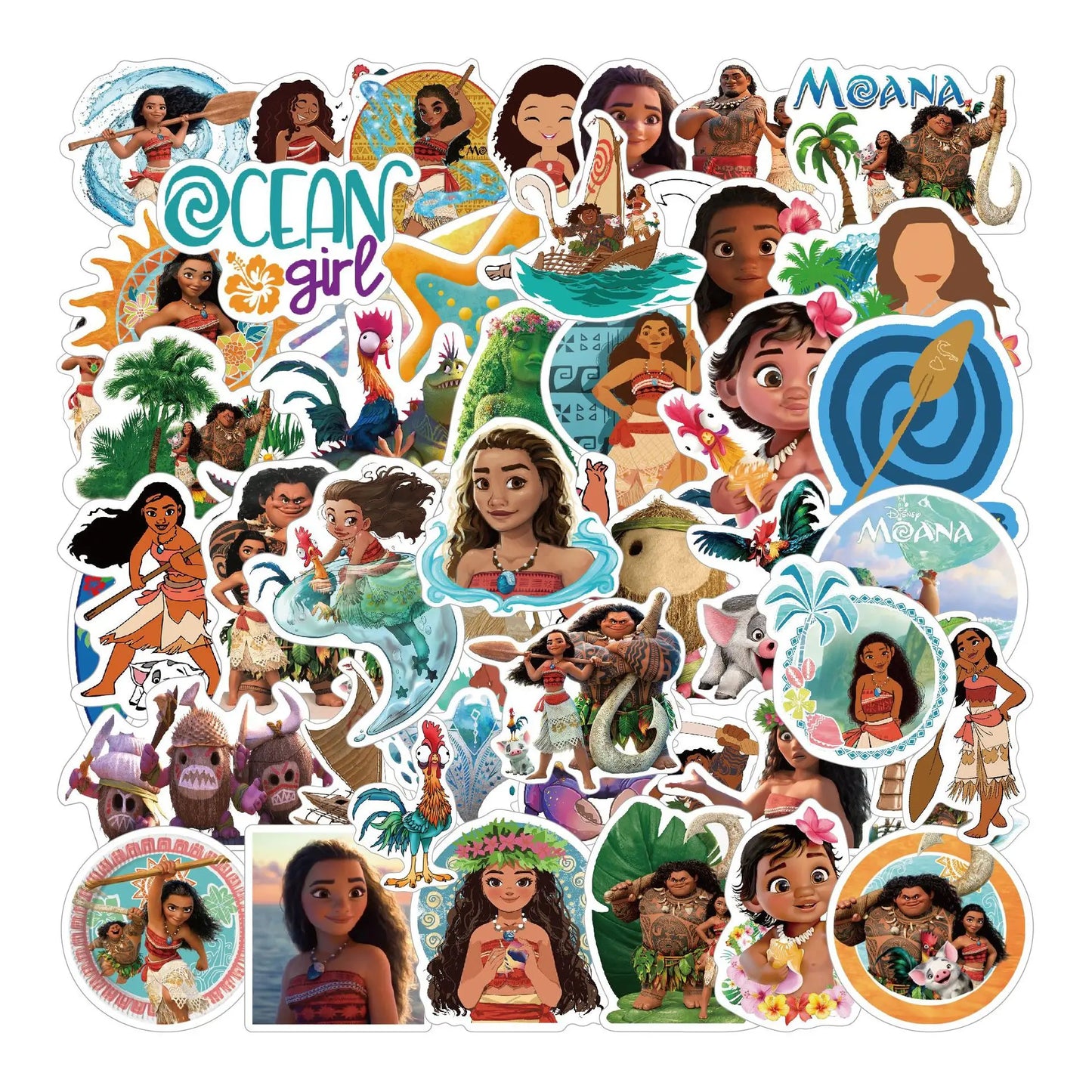Moana 2 Party Favor Slap Bracelets Stickers Kids Girls Gifts Bag Goody Bag Pinata Gift Bag Fillers Baby Shower Party Supplies