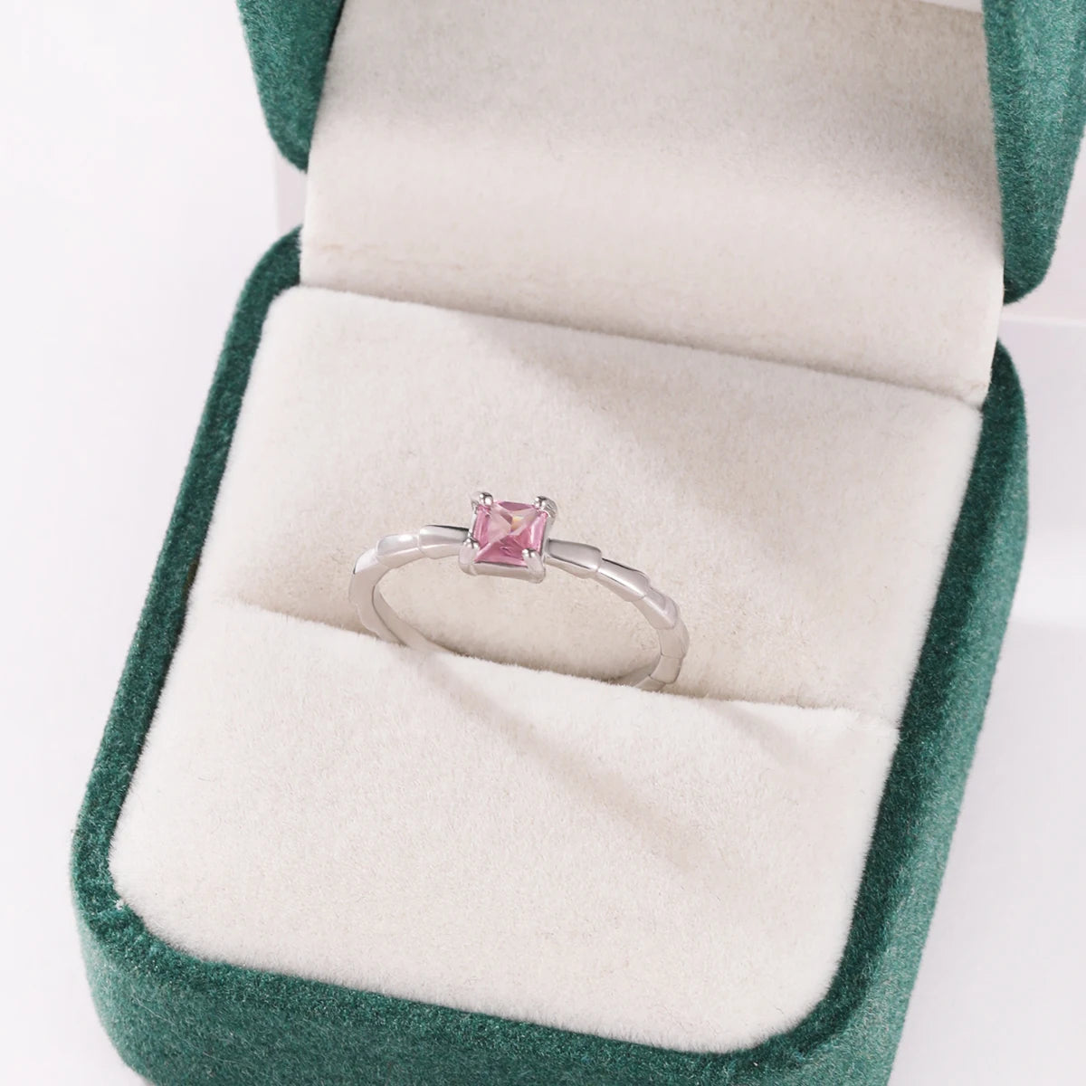 Pink Zircon Bow Heart Rings For Women Gold Plated 18K Plated Adjustable Heart Ring 2026 Trend Wedding Aesthetic Jewelry Gift
