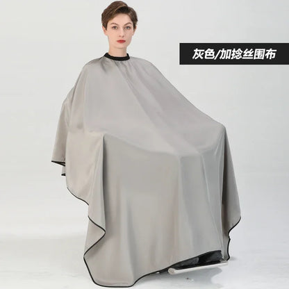 Plus Salon Professional Haircut Shawl Snap Waterproof Hairdresser Hairdressing Apron Barber Hair Cutting Dye Hair Styling Capes