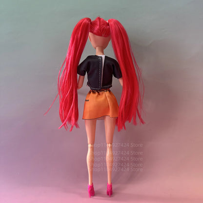 2025 NEW Kpop Demon Hunters Action Figure Vinyl Doll Toy Kawaii Huntrix Anime Figures Rumi Mira Zoey For Children Christmas Gift