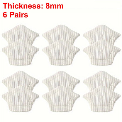 3pairs/6pairs Insoles Patch Heel Pads for Sport Shoes Back Sticker Adjustable Size Antiwear Feet Pad Cushion Insert Insole