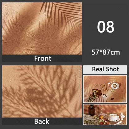 3D Double Sided Photography Backdrops 57*87cm Photos Background Props Product Food Photo Decoration Accessories Wallpaper