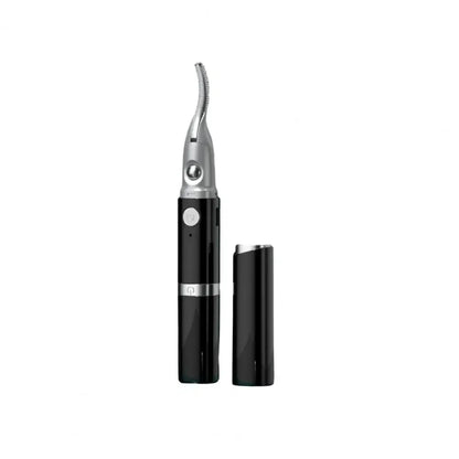Ergonomic eyelash curler portable USB rechargeable electric eyebrow trimmer quick heating 2 in 1 multifunctional