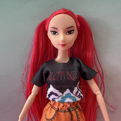 2025 NEW Kpop Demon Hunters Action Figure Vinyl Doll Toy Kawaii Huntrix Anime Figures Rumi Mira Zoey For Children Christmas Gift