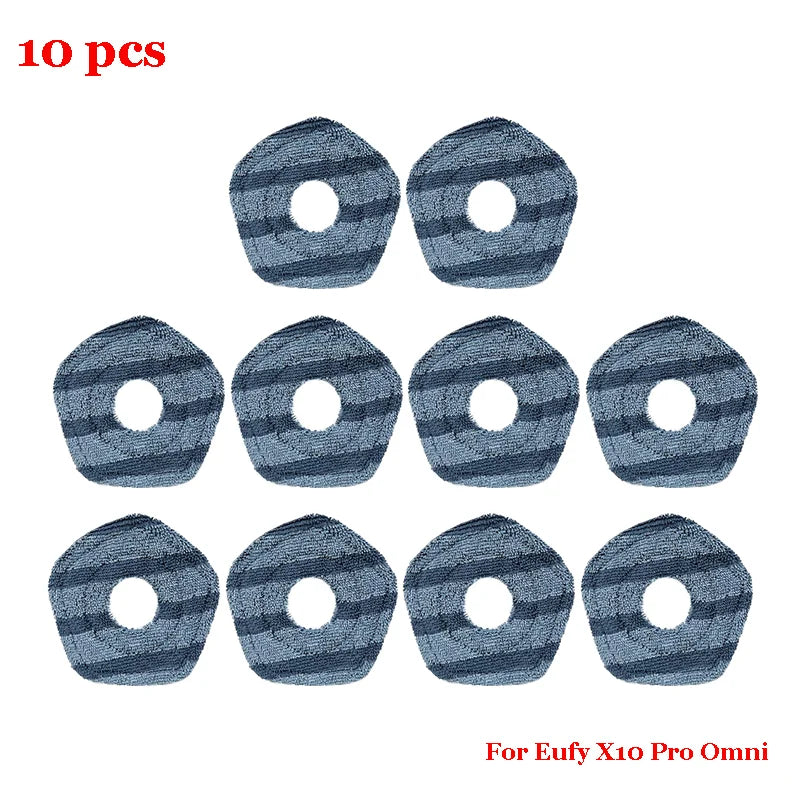 For Eufy X10 Pro Omni Robot Vacuum Cleaner Replacement Parts Mop Cloth Cover Rags Pads Spare Part Mop Cloth Accessories