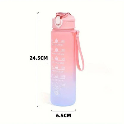750ml CR7 Sports Water Bottles Anime Football Star Ronaldos Frosted Bottle Outdoor Travel Gym Fitness Jugs Portable Drinking Cup