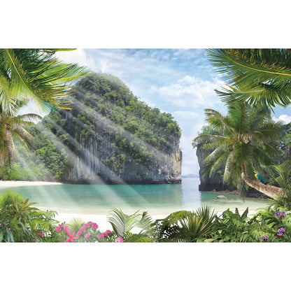 MOON.QG Tropical Summer Beach Background Photography Sunset Ocean Backdrop Newborn Photozone Wedding Accessories Shooting Props