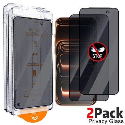 Easy Install Tempered Glass Privacy Screen Protectors for IPhone 17/17 Air/17 Pro/17 ProMax Anti-spy Auto Alignment Kit Film