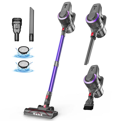 INSE N300 Cordless Vacuum Cleaner 20Kpa Ultra 6 in 1 Lightweight Stick Vacuum Powerful Handheld Vacuum Cleaners for Home Pet Car