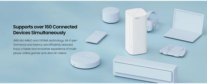 Tenda AX3000 WiFi6 Mesh System EM/MX12 Wireless Router Wi-Fi6 Mesh WiFi Router up to 7000 sq.ft. Wifi range extender WIFI 6 Mesh