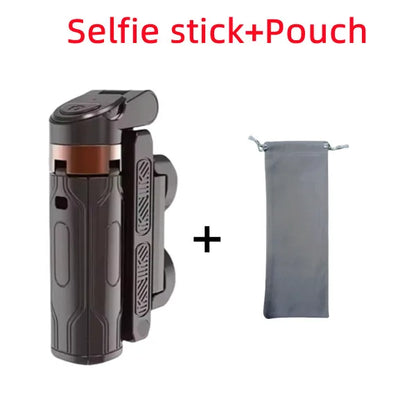 FANGTUOSI Mini Selfie Stick Portable Phone Holder Shooting Aid Versatile Integrated Design Bluetooth Remote For Live Broadcas