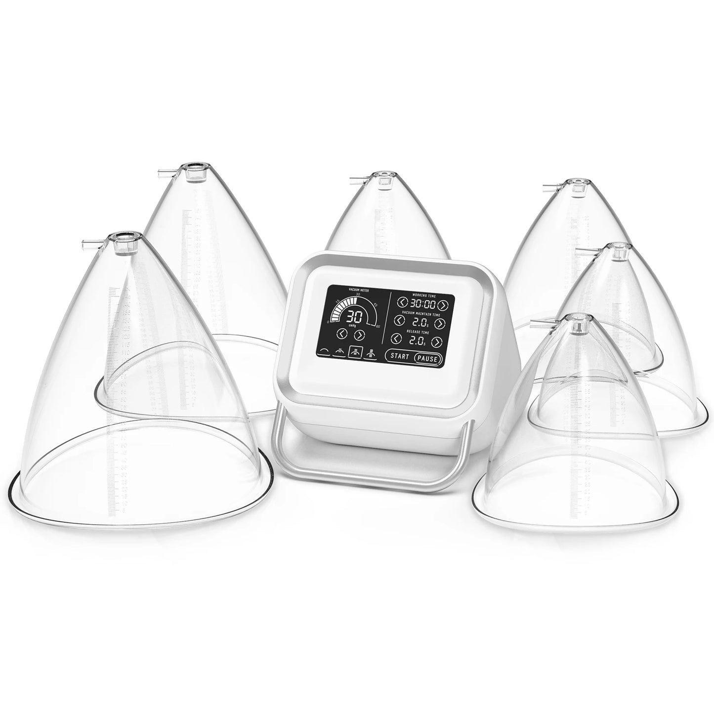 Mychway Vacuum Massage Lifting Beauty Machine Breast Enlargement Machine Pump Cup Massager Body Shaping Butt Lifting Device