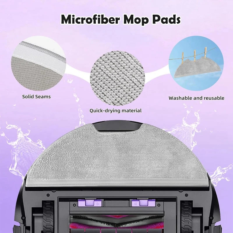JDZD Accessories Kit Replacement For Eureka E10S / E20 Plus Robot Vacuum Cleaner Parts
