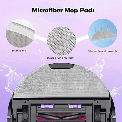 JDZD Accessories Kit Replacement For Eureka E10S / E20 Plus Robot Vacuum Cleaner Parts