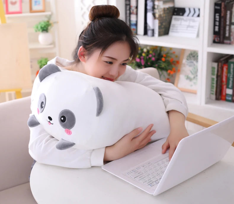 90cm Soft Animal Cartoon Corner Bio Pillow Cushion Cute Dog Cat Dinosaur Pig Unicorn Plush Toy Stuffed Lovely Kid Birthyday Gift