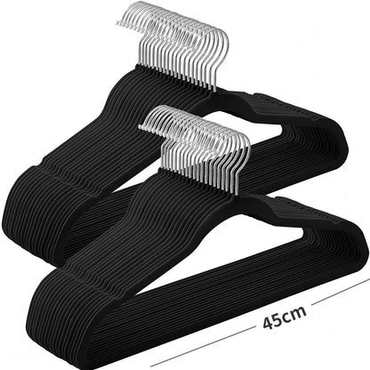 10pcs Flocking Clothes HangersThin High Quality Suits for Clothes Jackets Shirts Pants Coats Home Organizer organizador de ropa