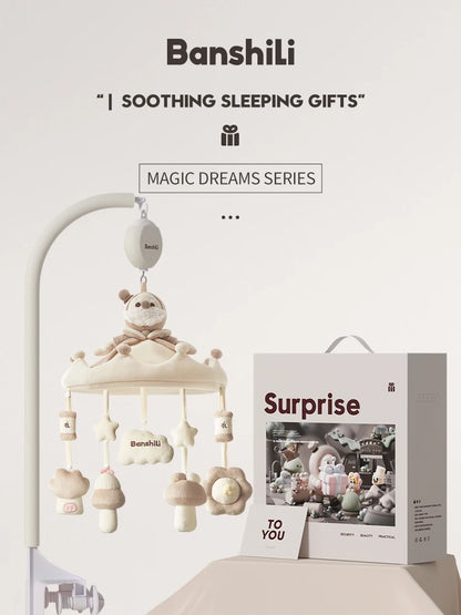Banshili Music Bed Bell Baby Mobile Cute Cartoon Soothing Boys and Girls Toys Baby Mobile for Crib Baby