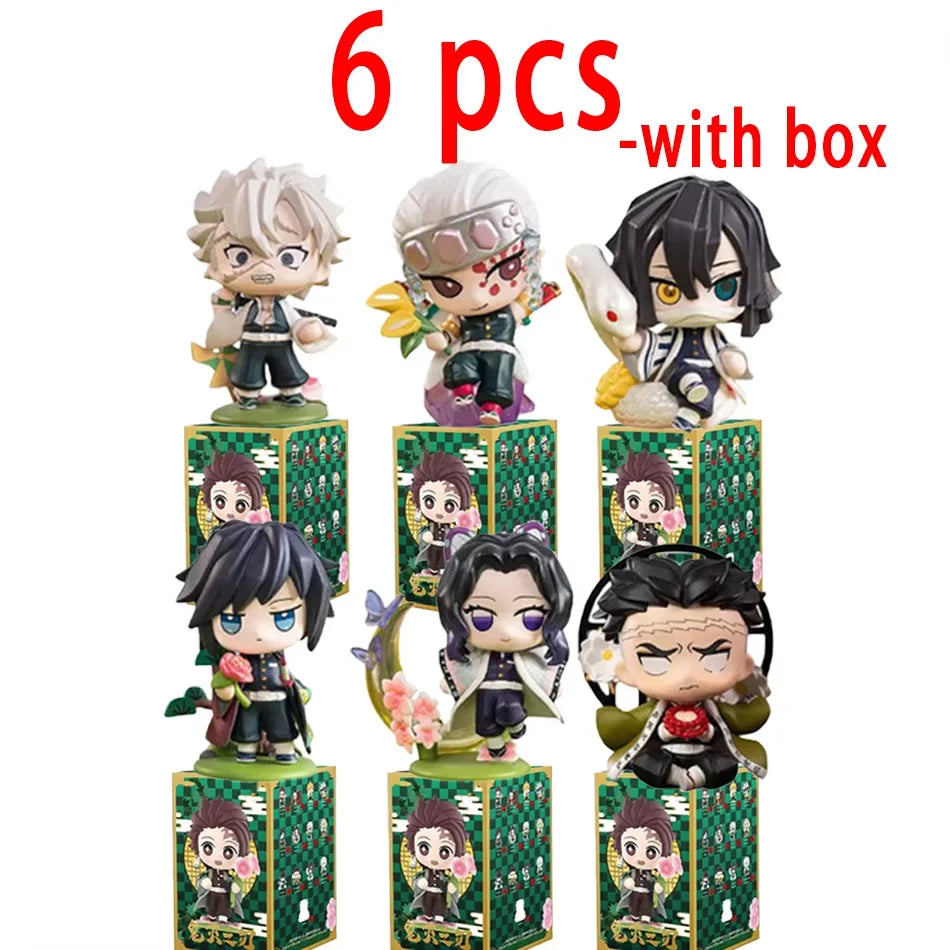 Demon Slayer Tanjiro Kamado & Nezuko Collectible Figure Blind Box - Official Bandai PVC Statue