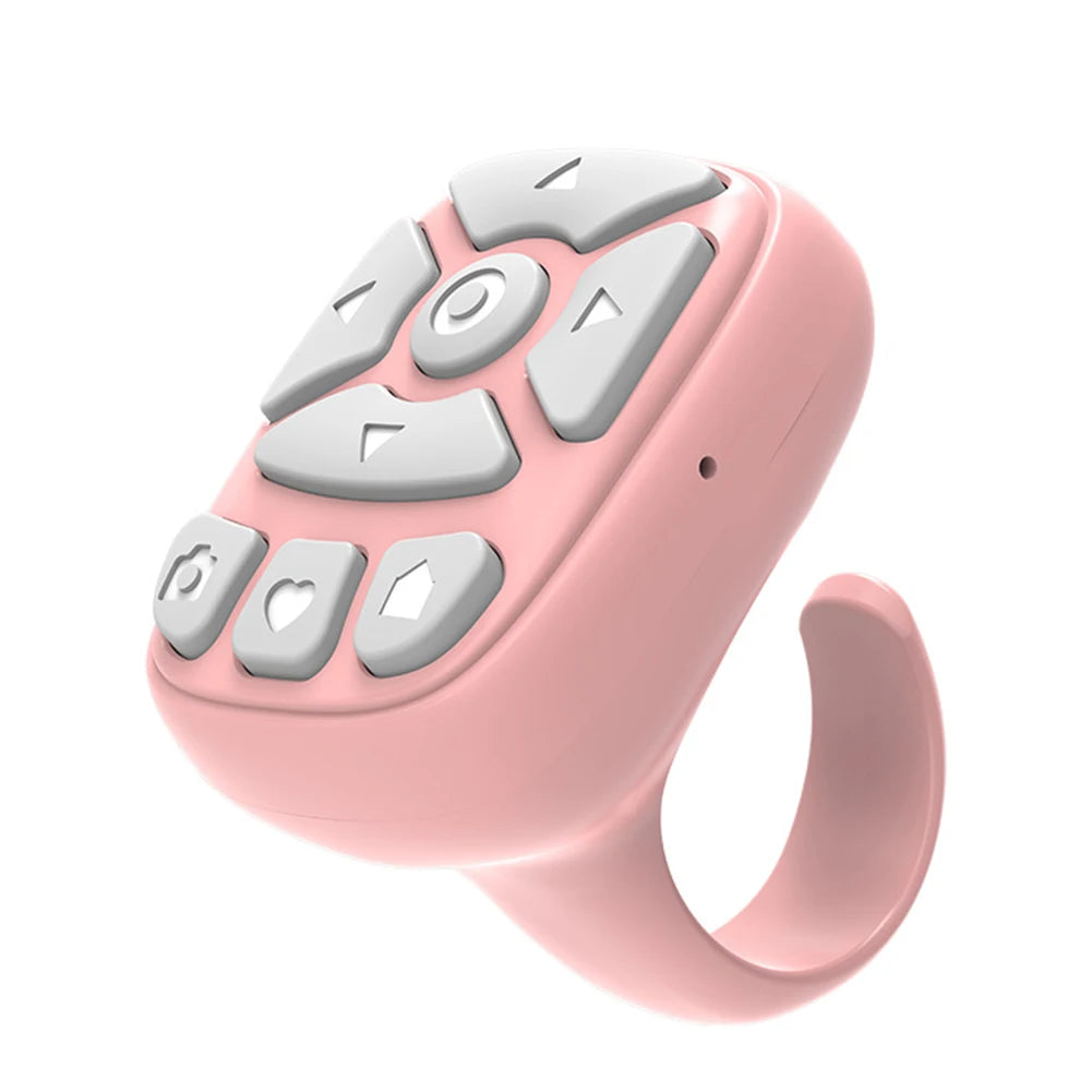 for TIK Tok Scrolling Ring Bluetooth-Compatible Selfie Stick Camera Controller Fingertip Selfie Video Controller for iPhone-iPad