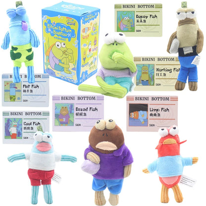 In Stock Genuine Fish Buddies Series Surprise Blind Box Toys Funny Cute Dolls Collection Trendy Cute Pendents Ornaments Gift