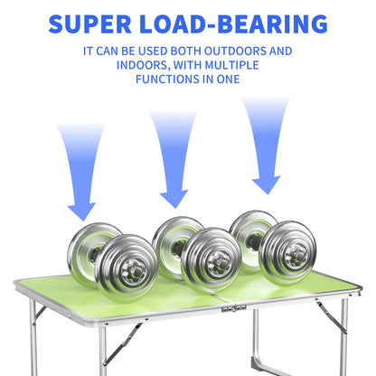 Folding Table Desk Indoor Table Bed Sofa Tray Lap Standing Desk Stand Reading Holder Outdoor Table for Picnic Camping BBQ Party