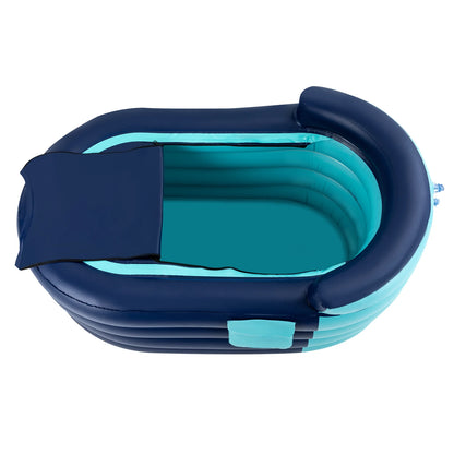 1.4m 4 layers Foldable Bathtub Household Inflatable Adult Bathtub With Wireless Electric Air Pump for Hot Water and Ice Bath