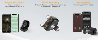 Remote Control for TikTok Page Turner Kindle App Bluetooth Video Recording Remote Scrolling Ring for TIK Tok iPhone iPad iOS