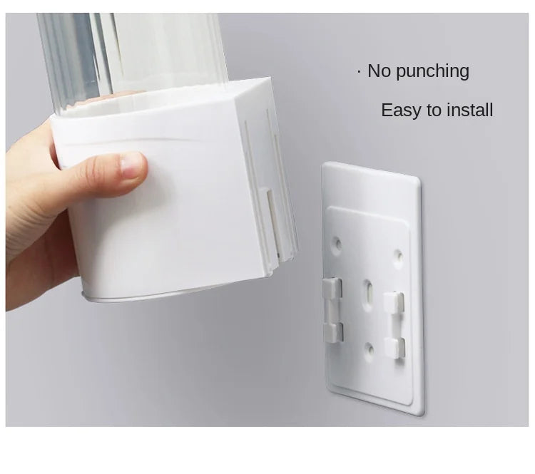 Disposable Paper Cup Remover Automatic Water Dispenser Cup Holder Home Punch-free Wall-mounted Cup Storage Rack