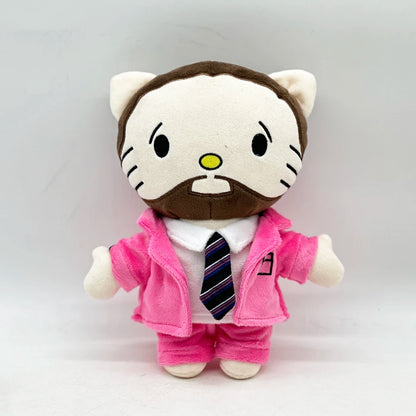 New Hello Kitty Ken Carson Rapper Trippie Taylors Plush Toy Doll with Clothes Stuffed Soft Plush Toys Fans Collect Gifts