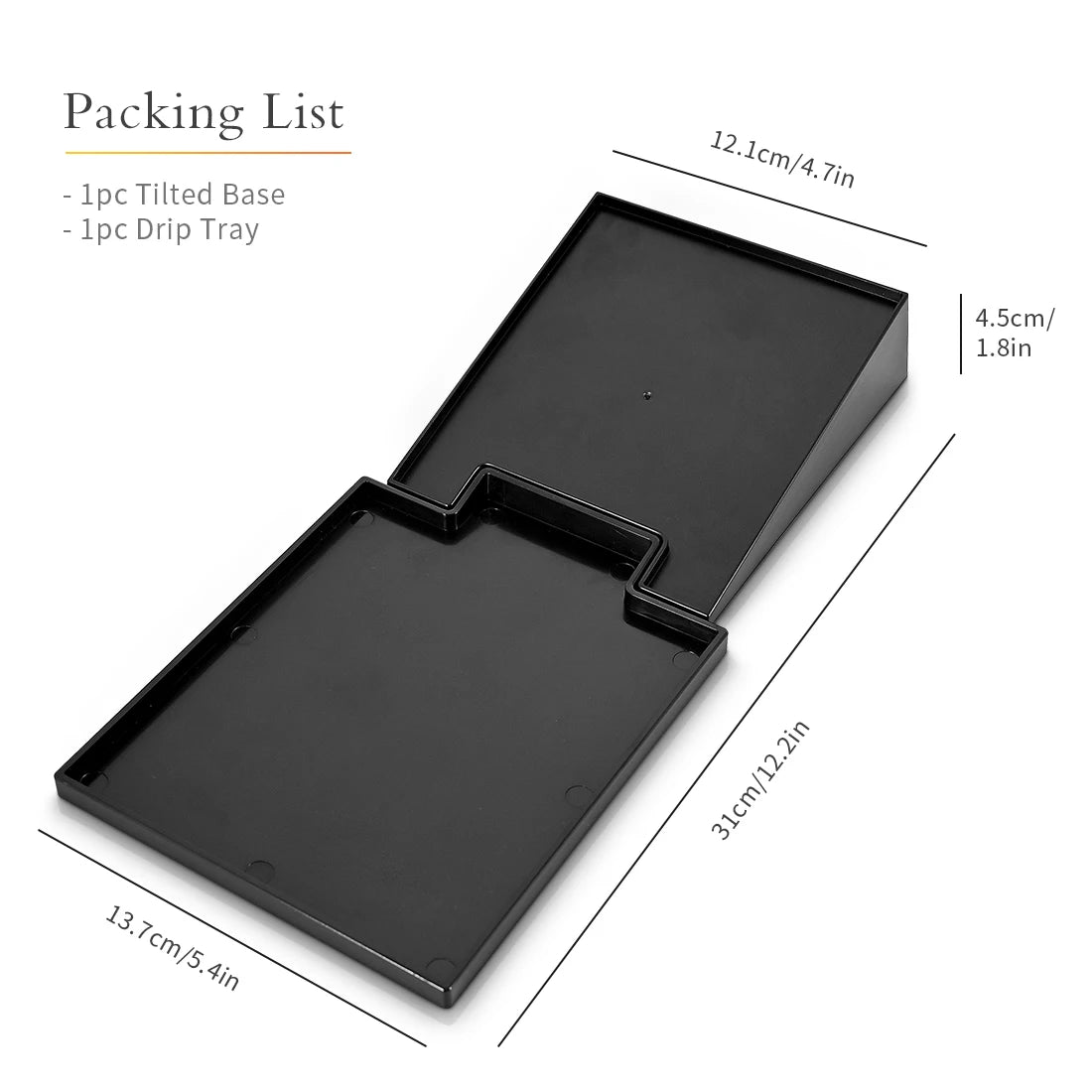 CAFEMASY Incline Stand with Tray Compatible With Eureka Mignon Espresso Coffee Grinder Accessories