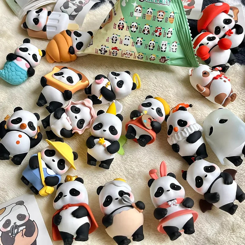 Genuine 52toys PandaRoll Fat Baby Minimum Versatile Series Blind Box Mini Cute Grain Trendy Play Girl Birthday Desktop Gift
