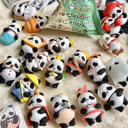 Genuine 52toys PandaRoll Fat Baby Minimum Versatile Series Blind Box Mini Cute Grain Trendy Play Girl Birthday Desktop Gift