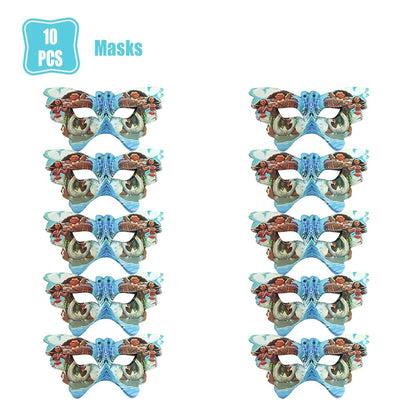 Moana 2 Birthday Party Decoration Supplie Vaiana Birthday Decoration Set Tableware Balloons Backdrop Plates Cups Baby Shower Toy