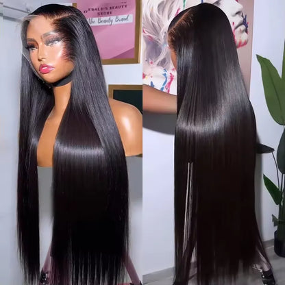 Smooth Straight 13x4 Lace Front Wigs Human Hair 13x6 Transparent Lace Frontal Wigs Human Hair PrePlucked 4x4 Lace Wigs For Women