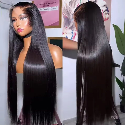 Smooth Straight 13x4 Lace Front Wigs Human Hair 13x6 Transparent Lace Frontal Wigs Human Hair PrePlucked 4x4 Lace Wigs For Women