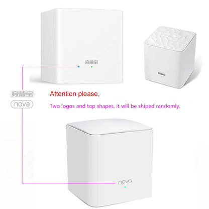 Tenda Nova Mesh WiFi System (MW3)-Up to 2000 sq.ft Whole Home Coverage Replaces Wi-Fi Router Extender Single Easy Step via APP