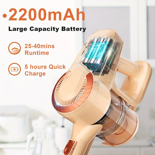 INSE N300 Cordless Vacuum Cleaner 20Kpa Ultra 6 in 1 Lightweight Stick Vacuum Powerful Handheld Vacuum Cleaners for Home Pet Car