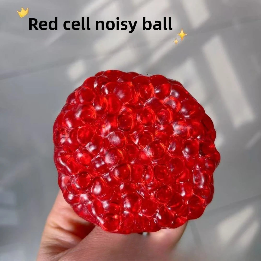 Squishy Balls Ice Beads Stress Relief Toy Super Soft Sensory Fidget Toys for Kids Adults Anxiety Relaxation Squeeze Gift