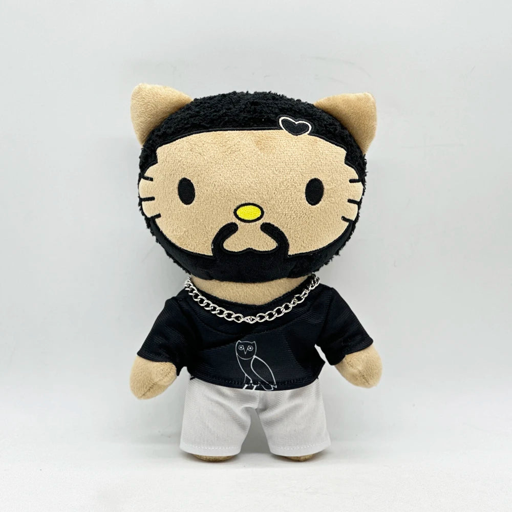 New Hello Kitty Ken Carson Rapper Trippie Taylors Plush Toy Doll with Clothes Stuffed Soft Plush Toys Fans Collect Gifts