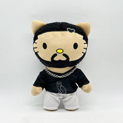 New Hello Kitty Ken Carson Rapper Trippie Taylors Plush Toy Doll with Clothes Stuffed Soft Plush Toys Fans Collect Gifts