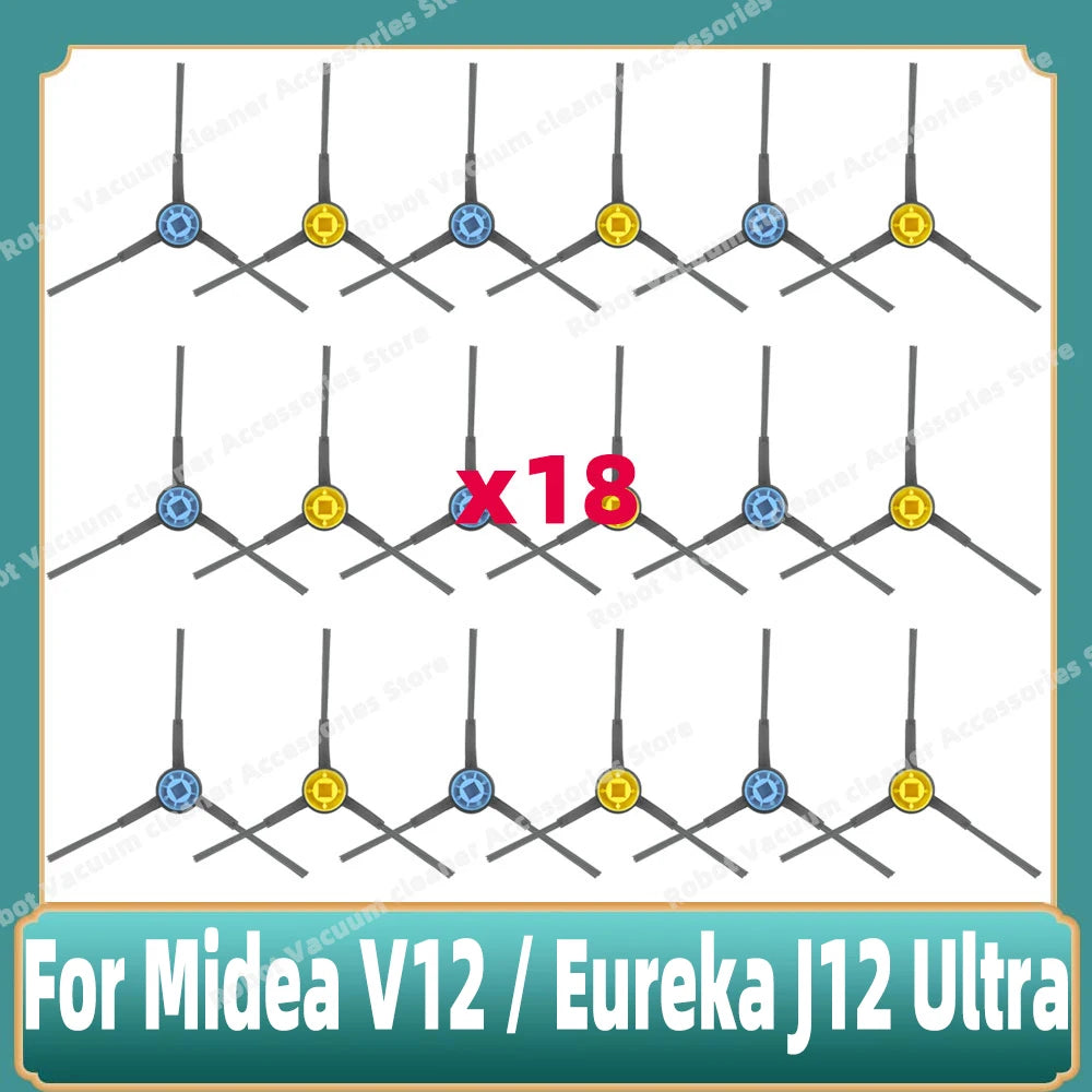 Compatible For 미디어 Midea V12 / Eureka J12 Ultra Main Side Brush Mop Cloth Filter Dust Bag Accessories Spare Replacement Parts