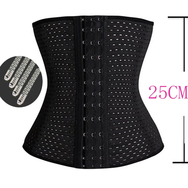 Women Waist Trainer Body Shapers Slimming Belt Modeling Strap Steel Boned Postpartum Band Sexy Bustiers Corsage Corsets Shapewea